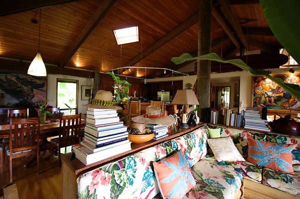 interior living room day bed POV