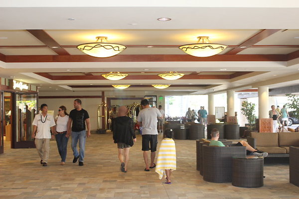 Lobby and reception desk