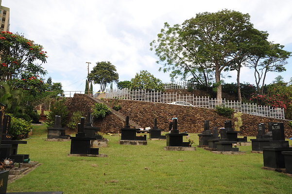 Oahu Cemetery Japanese Pagoda