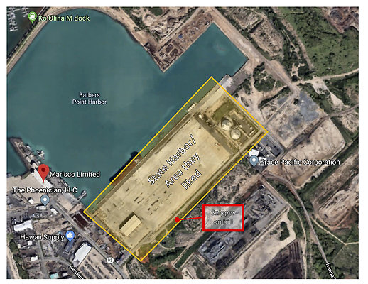 State Harbor Overhead - Sinaloa Port