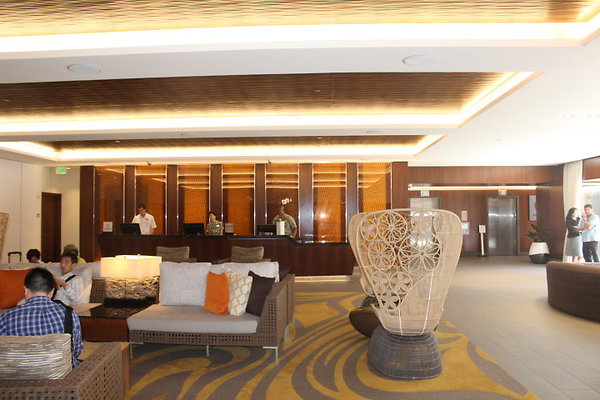 Lobby and front desk