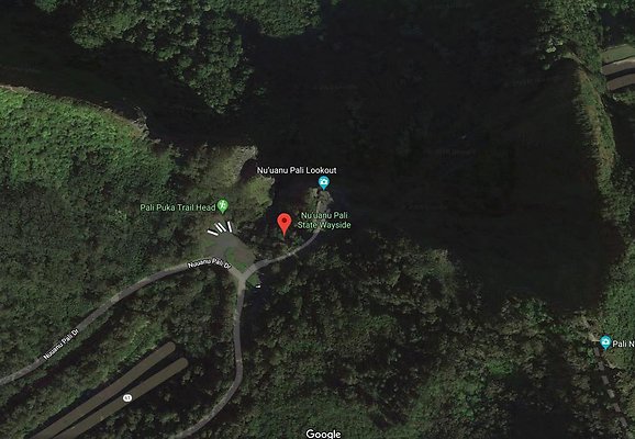 th Pali Look out Close Pin Drop