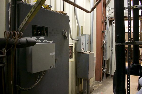 14a machine room backside left wall