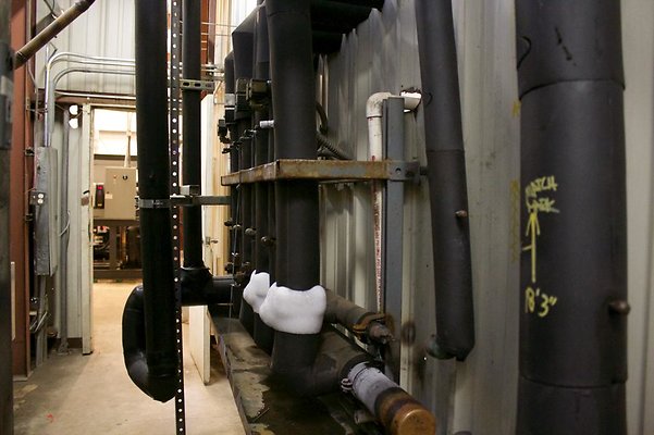 machine room backside right wall