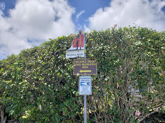 Wa'ahila State Park 1600 Ruth Pl (5.20.24, 6.32 AM) Wa'ahila State Park 1600 Ruth Pl (5.20.24, 6.32 AM)