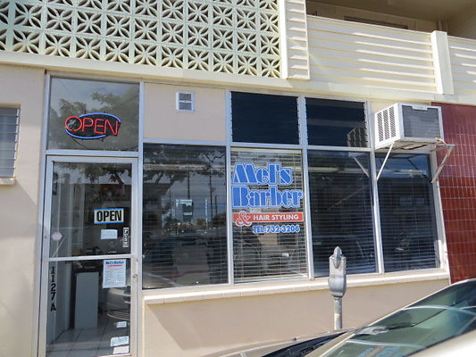 Mels barber shop- 1127A 12th ave- Mel 391.6359 Mels barber shop- 1127A 12th ave- Mel 391.6359