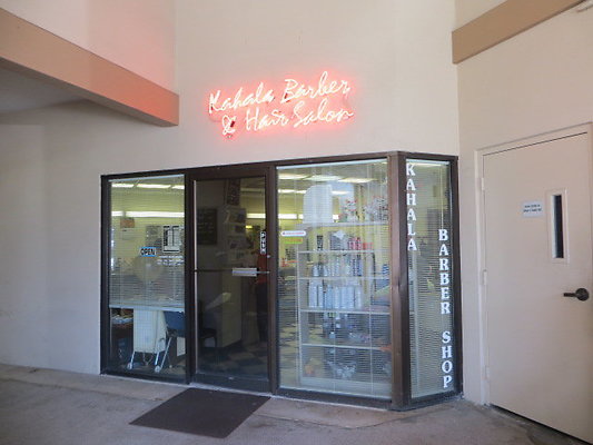 Kahala Barber shop- 4211 Waialae ave- Marion Oki 392.2950 Kahala Barber shop- 4211 Waialae ave- Marion Oki 392.2950