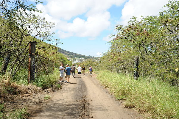 HK deserted Road at Kamilo and Hawaii Kai