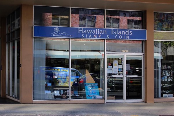 Hawaiian Island Stamp &amp; Coin 1111 Bishop St Don.Medcaff 808.531.6251