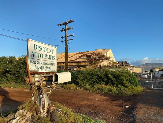 Kapolei Discount Auto Parts 91-222 Olai Street Paul Cynn 808.741.5144