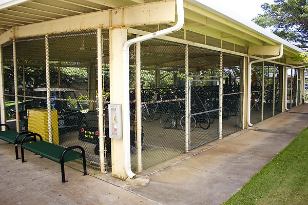 gated lockup below student center gated lockup below student center