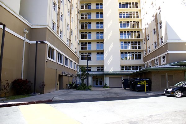 Frear Hall back load-in dock Frear Hall back load-in dock