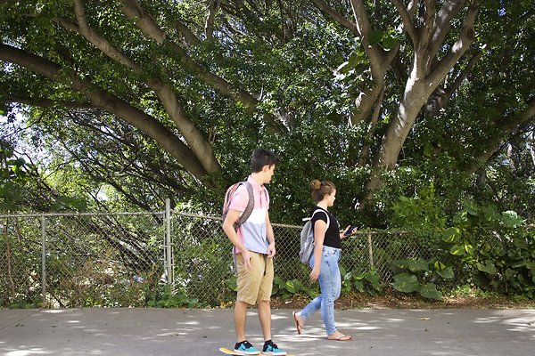 Frear Hall entrance POV left Frear Hall entrance POV left