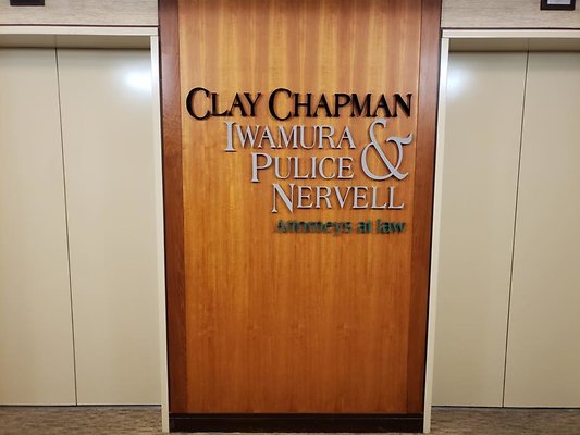 Clay, Chapman, Iwamura, Pulice &amp; Nervell  700 Bishop St Suite 2100 Diane Sherman 808.535.8467